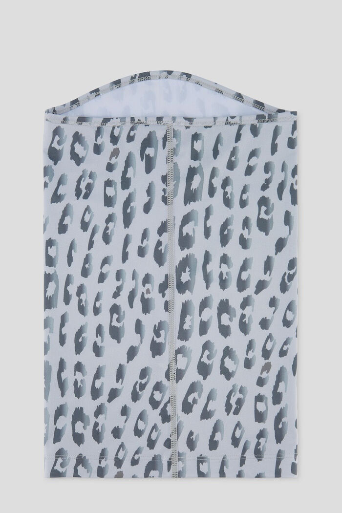Loop Tubular scarf in Gray/Light blue - 2