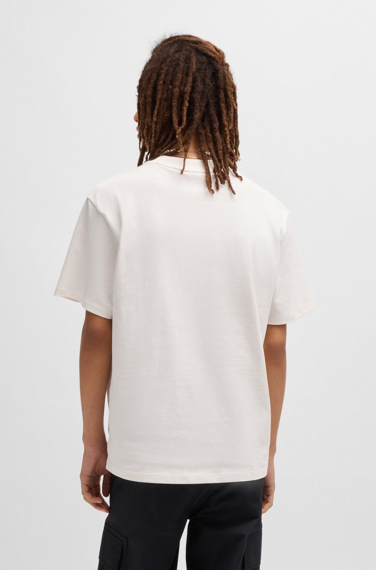 RELAXED-FIT T-SHIRT IN COTTON WITH LOGO PRINT - 5