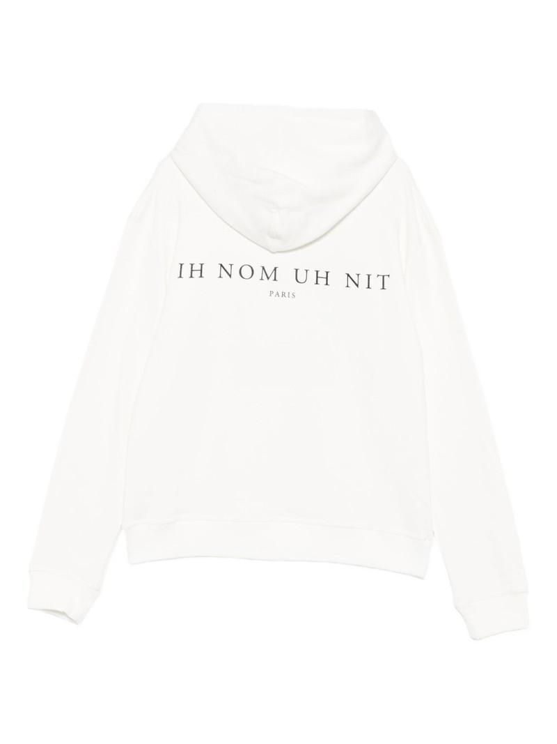 ih nom uh nit graphic-print hoodie outlook