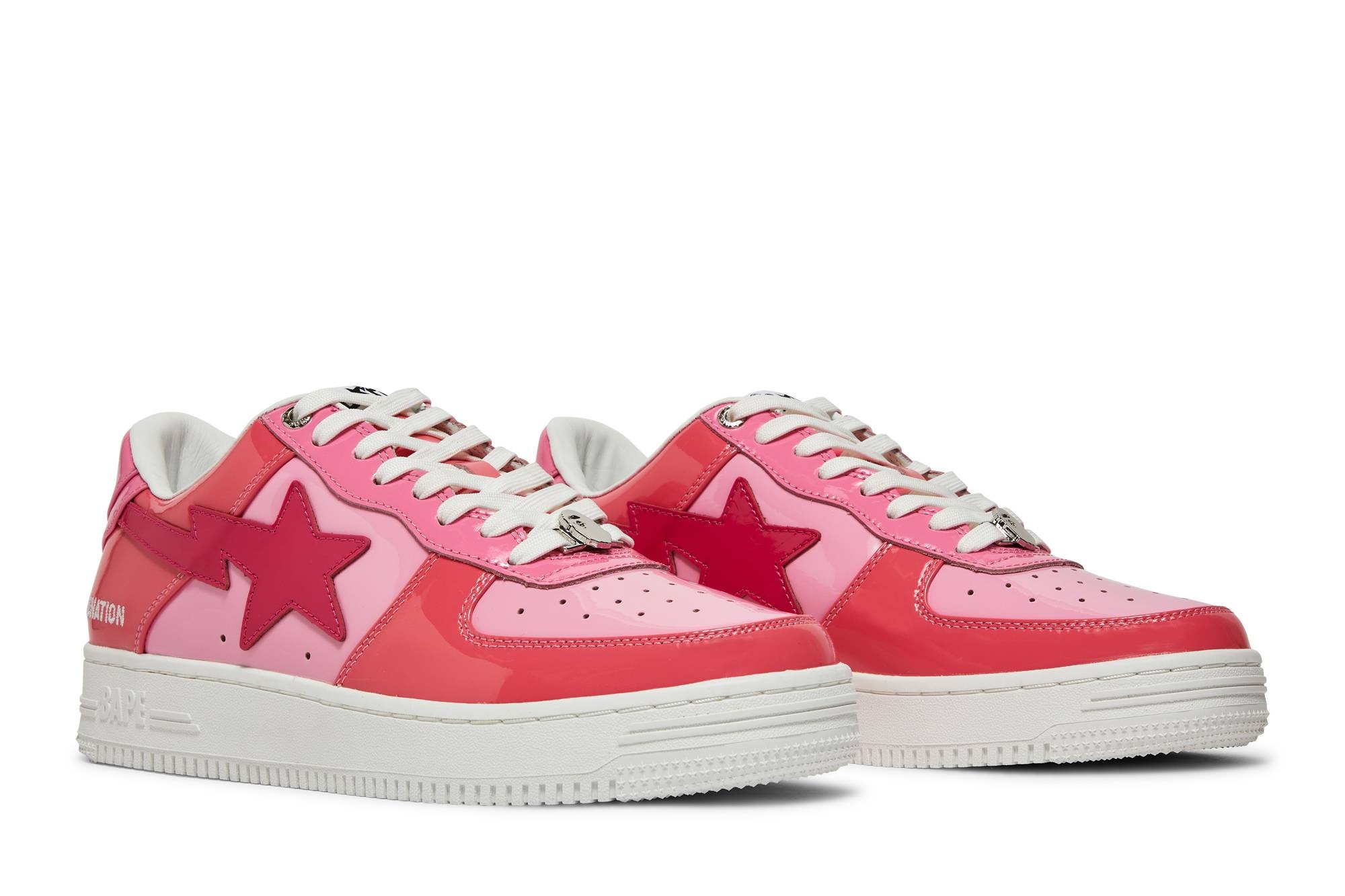 A BATHING APE® Bapesta Low M1 'Camo Combo - Pink' | REVERSIBLE