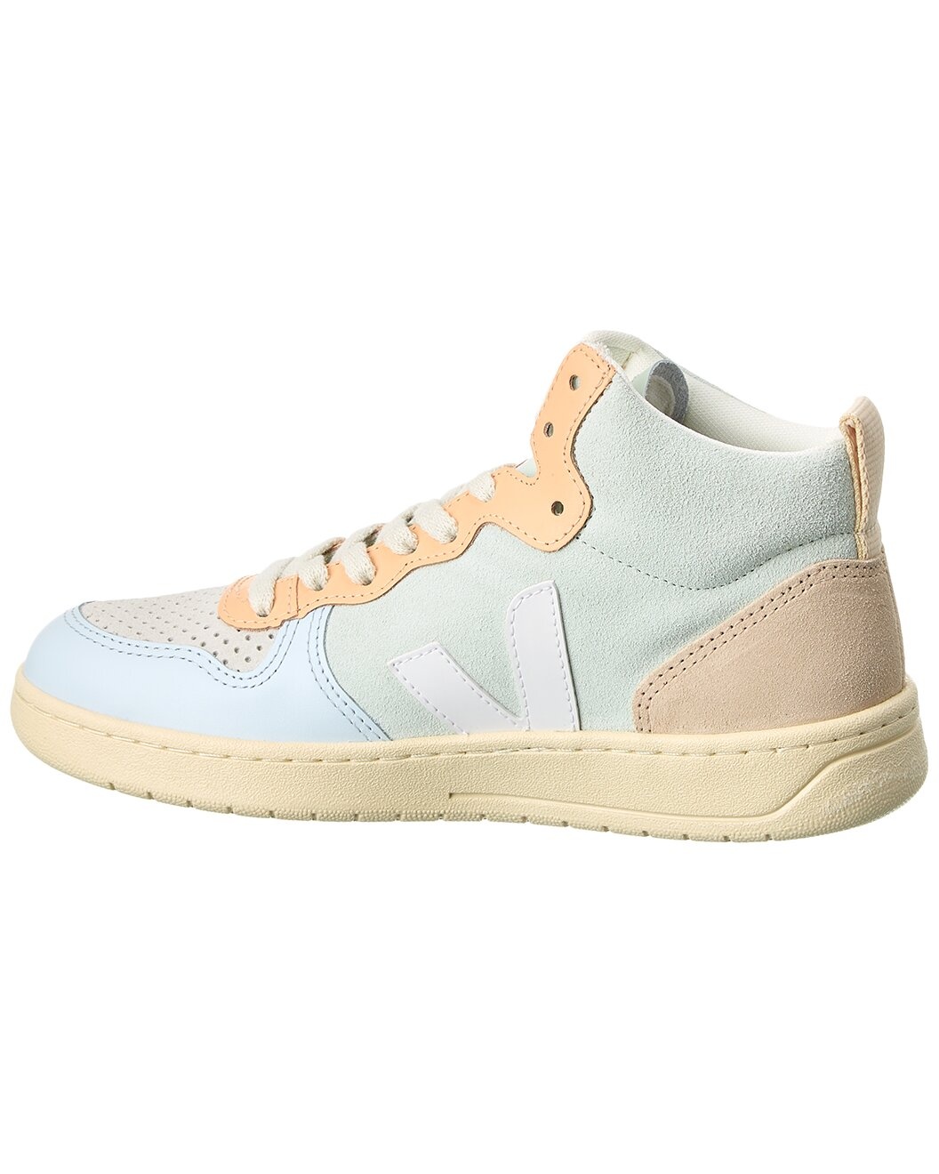 VEJA V-15 Leather & Suede Sneaker - 2