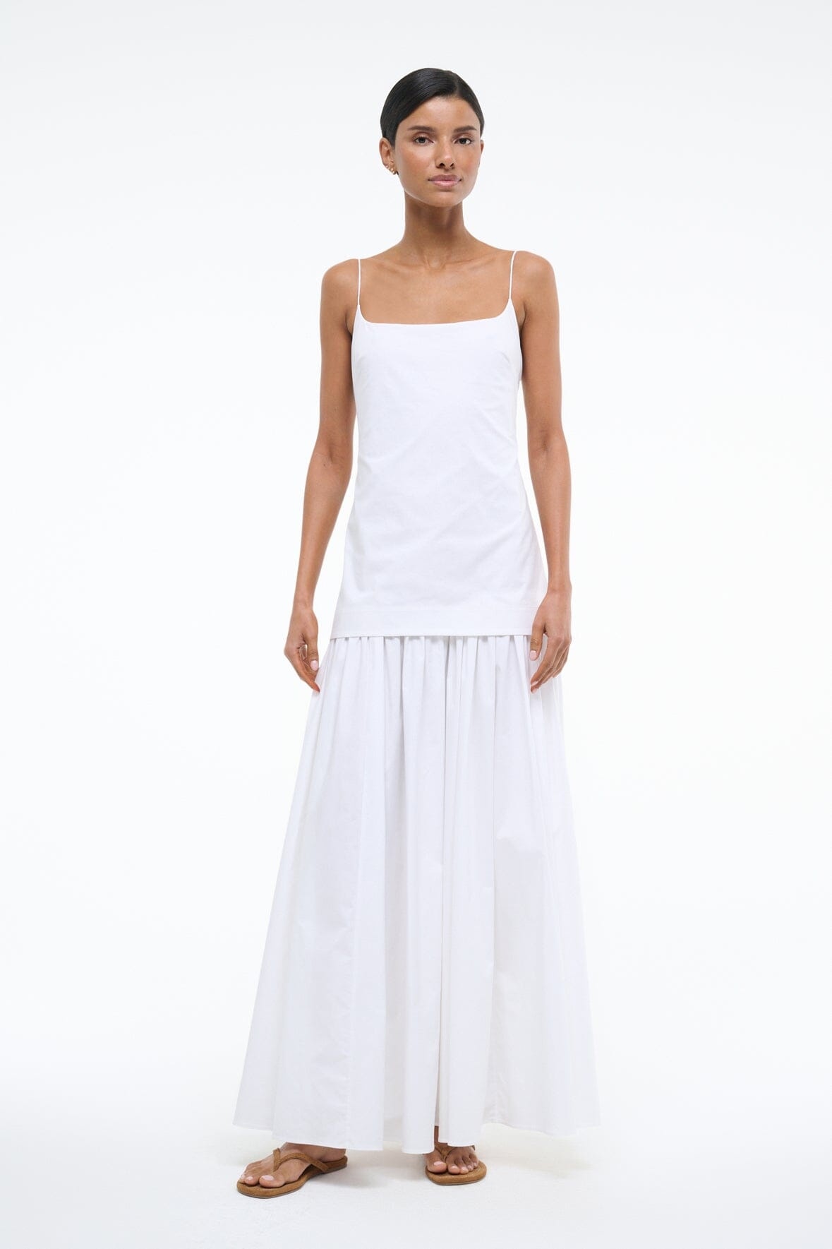 STAUD ARI DRESS WHITE - 4