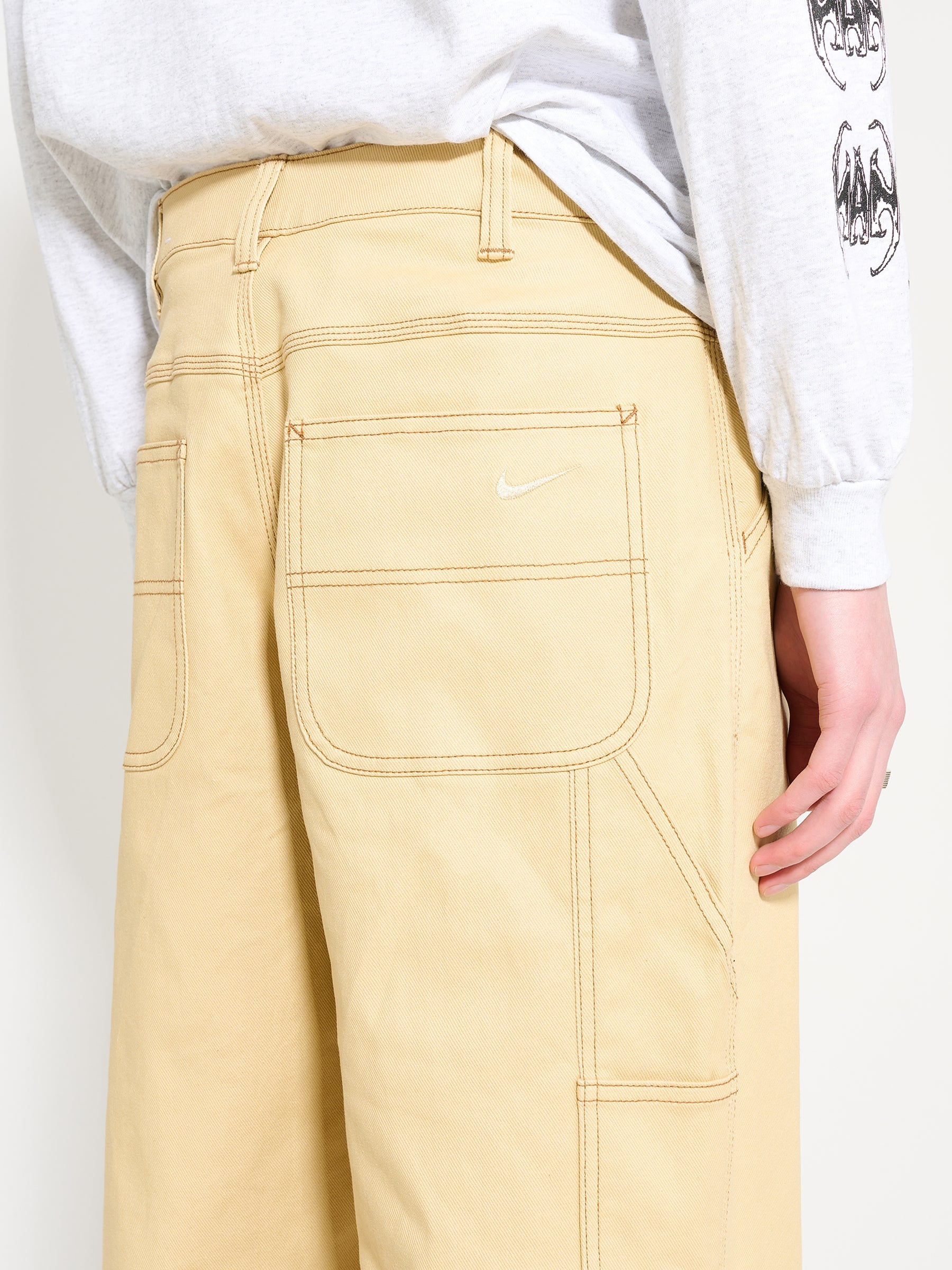 NIKE LIFE CARPENTER PANTS SESAME / SESAME - 5