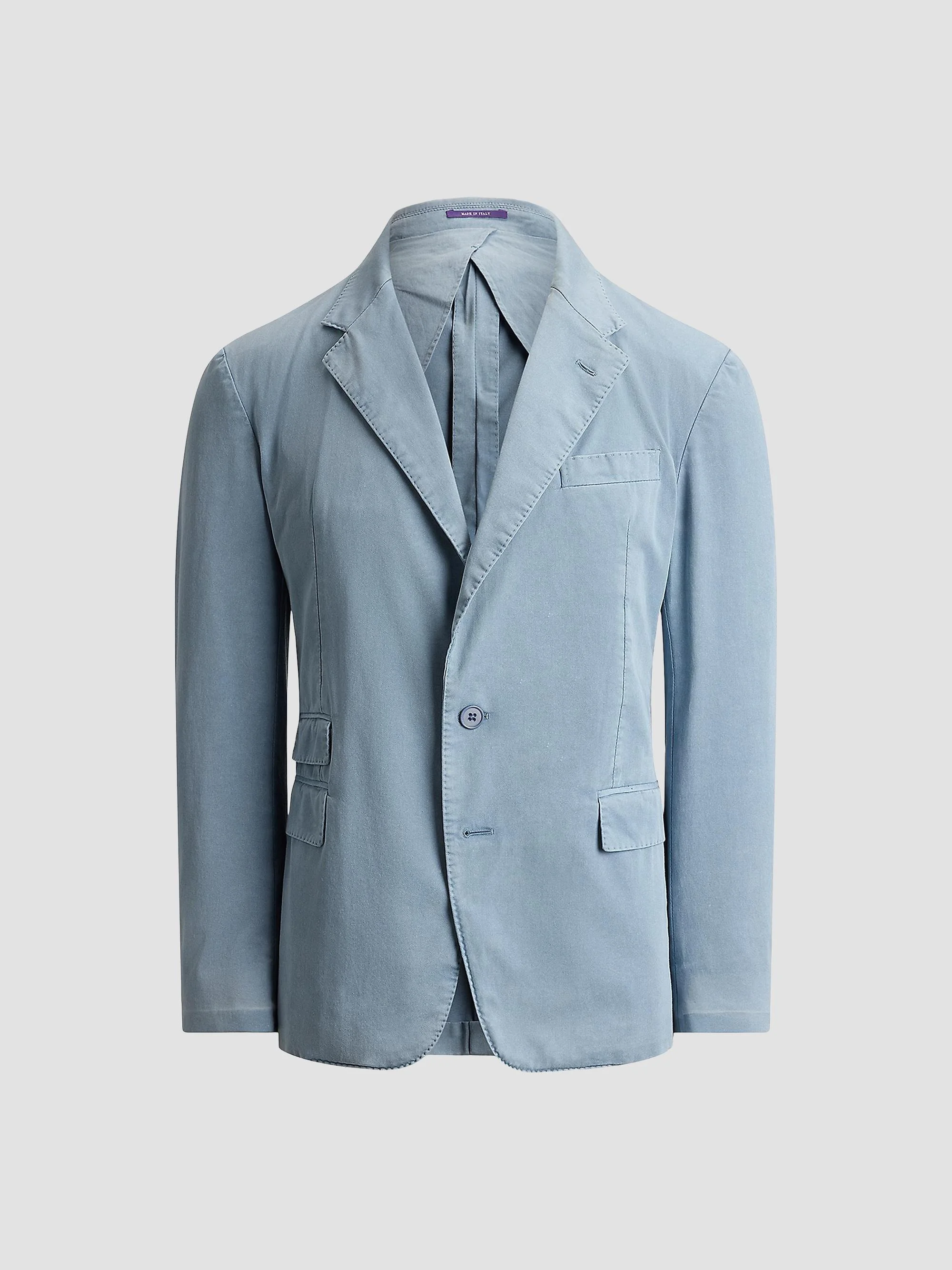 Men's Kent Linen-Silk Suit Jacket - Winward Blue - 1
