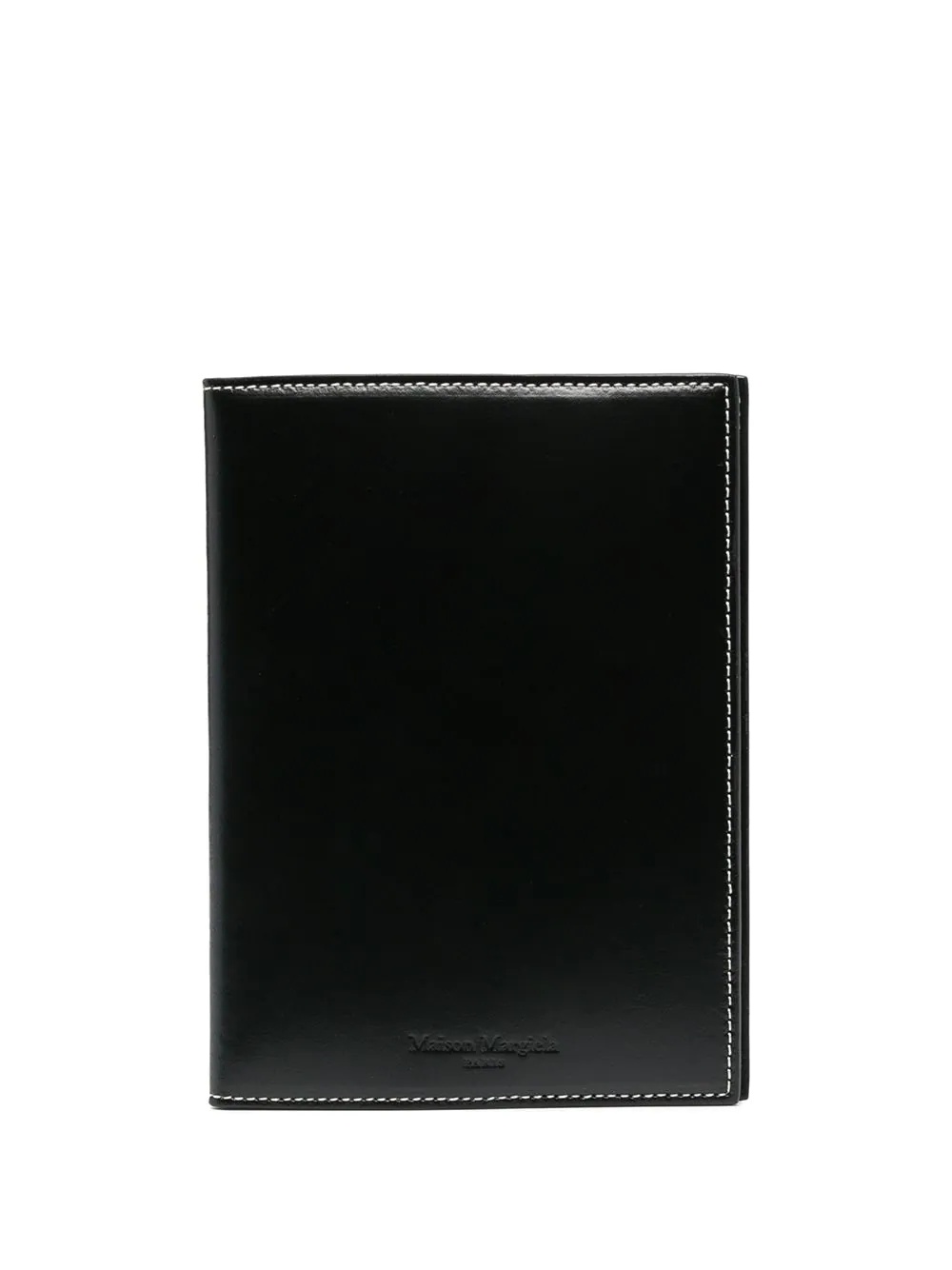 contrast-stitch bi-fold passport holder - 2