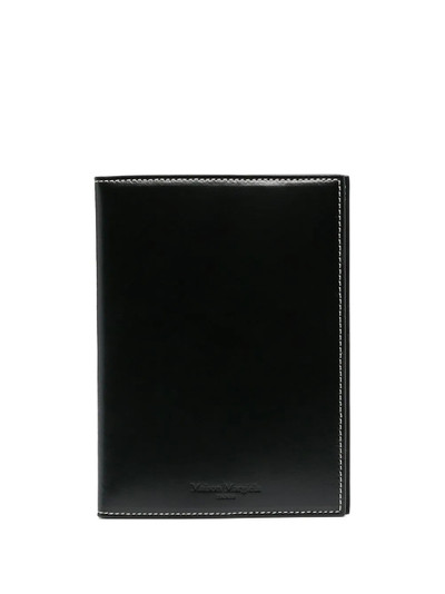 Maison Margiela contrast-stitch bi-fold passport holder outlook