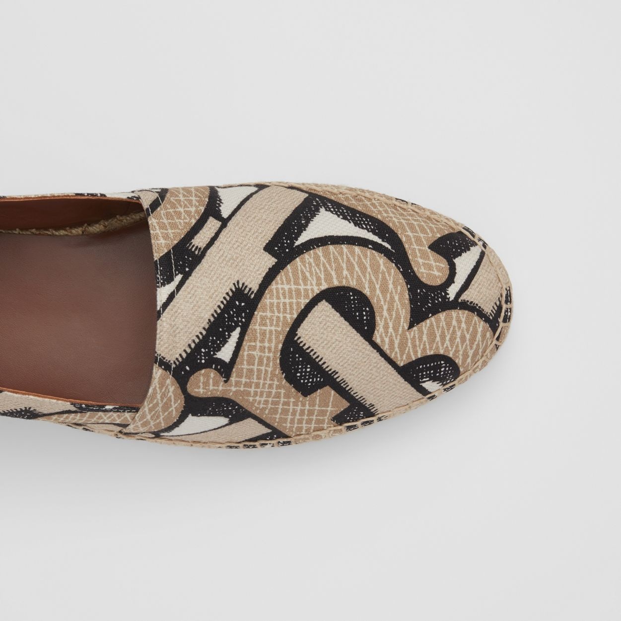 Monogram Print Cotton Canvas Espadrilles - 3