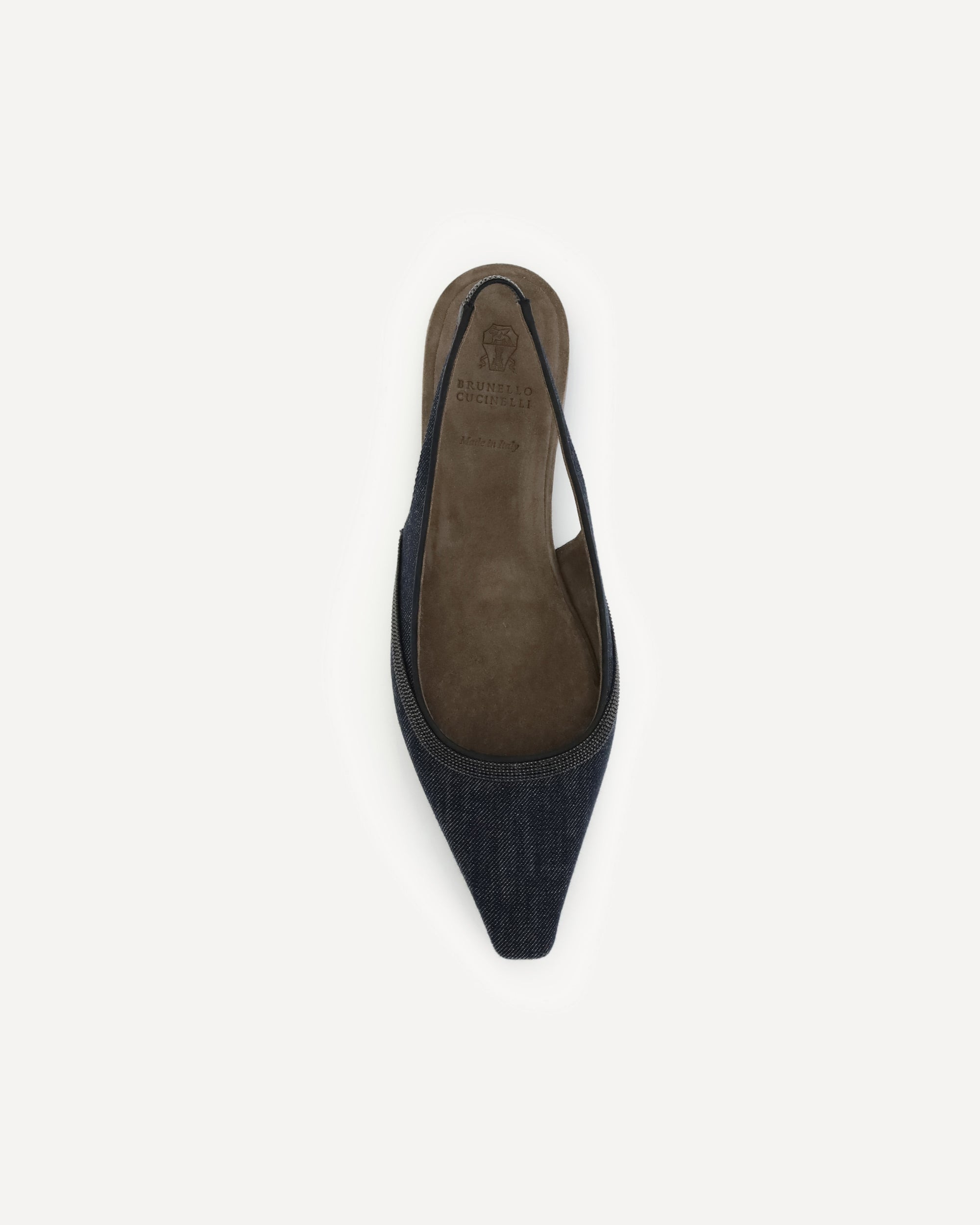 Denim slingback Ballerinas - 4