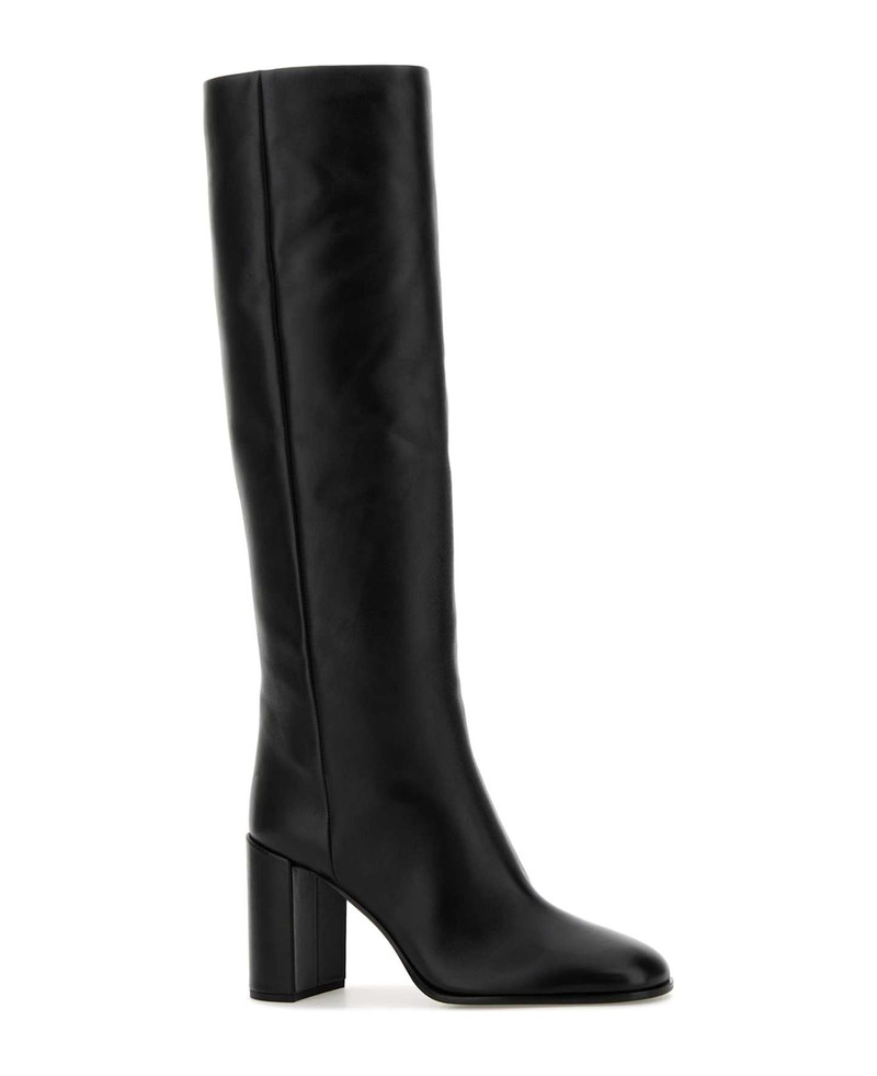 Prada Black Leather Boots outlook