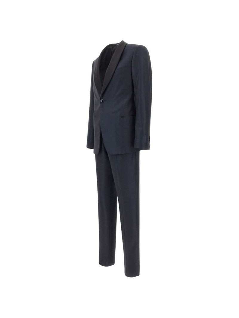 EMPORIO ARMANI shawl lapels single-breasted suit outlook