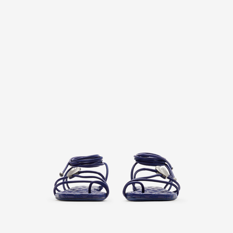 Leather Ivy Shield Sandals 3