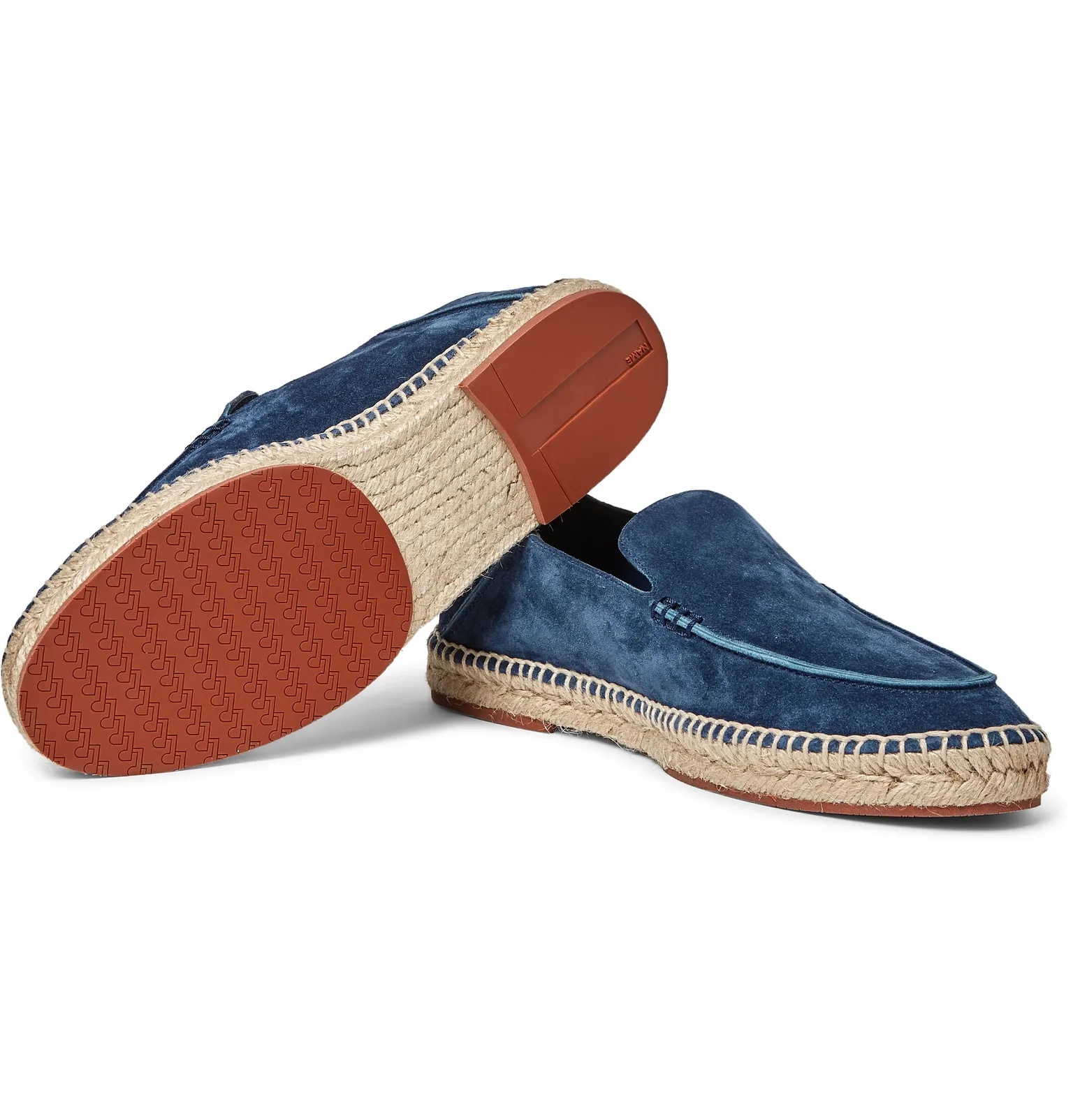 Seaside Walk Collapsible-Heel Suede Espadrilles - 21