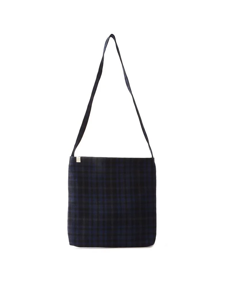 RECORD BAG BUFFALO CHECK NAVY - 1