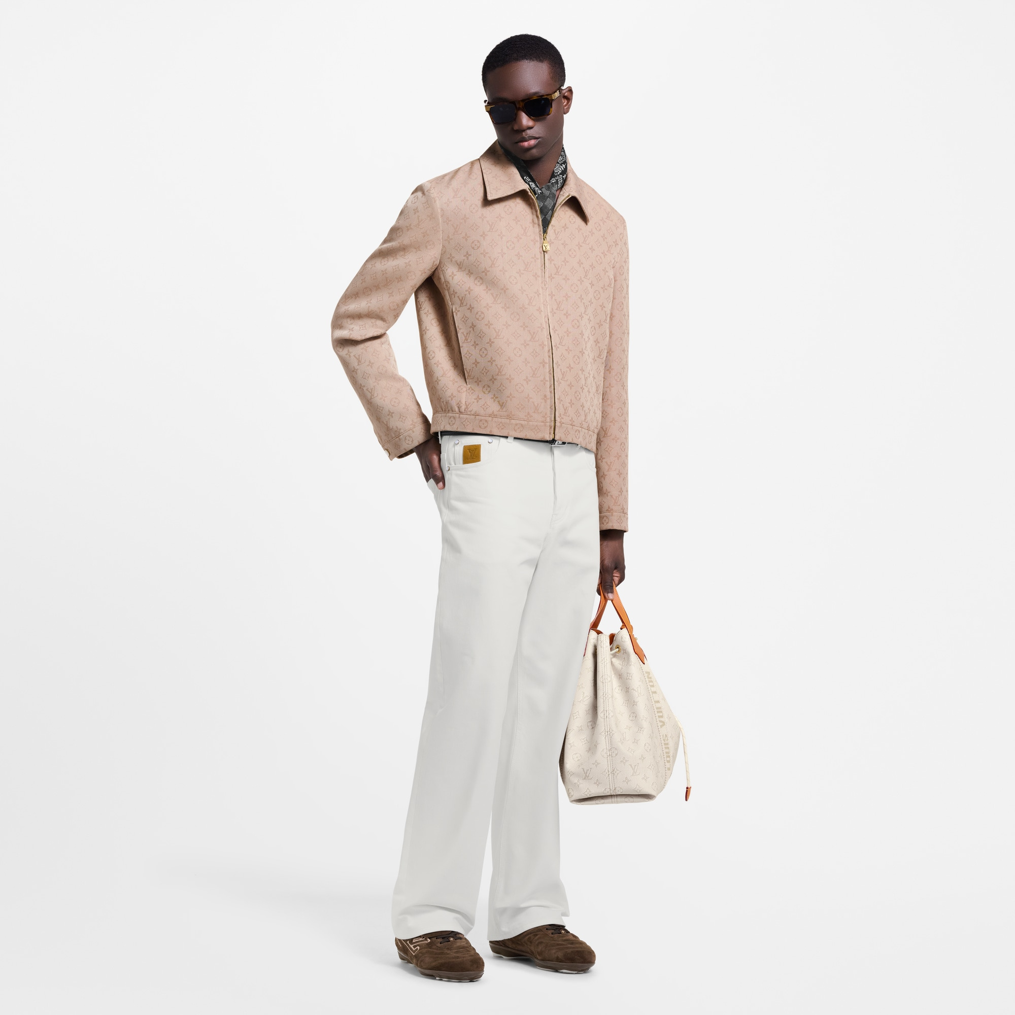 Monogram Zippered Blouson - 4