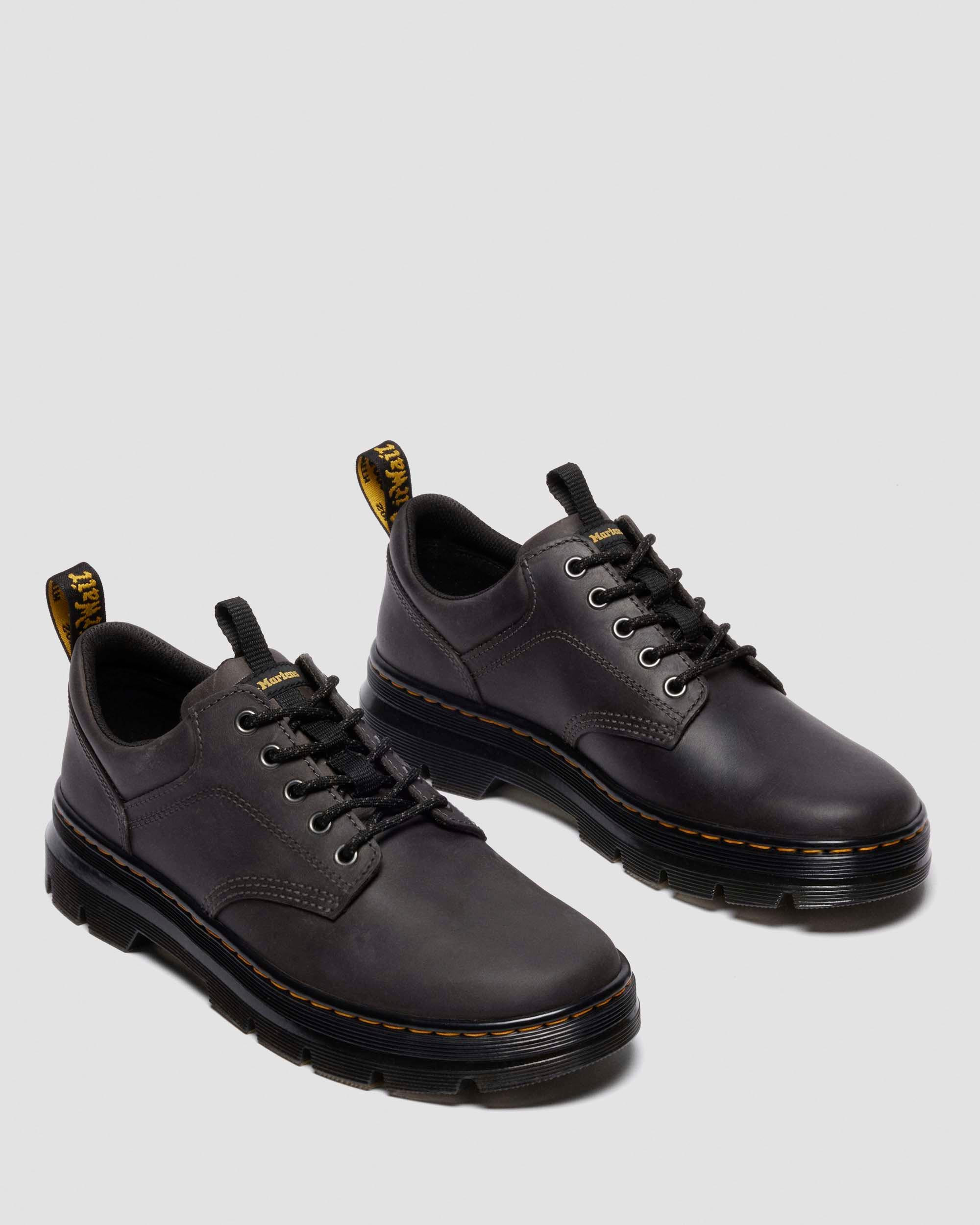 REEDER LEATHER UTILITY BOOTS - 8