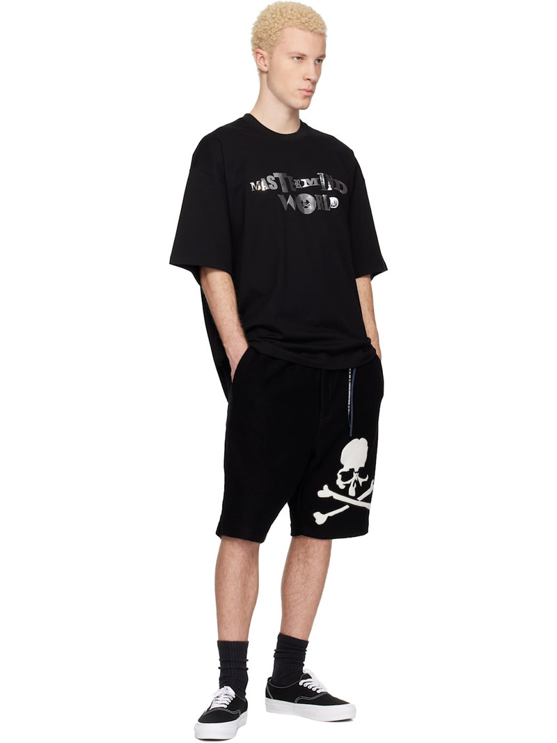 MASTERMIND WORLD Black MW Foil Logo SS T-shirt outlook