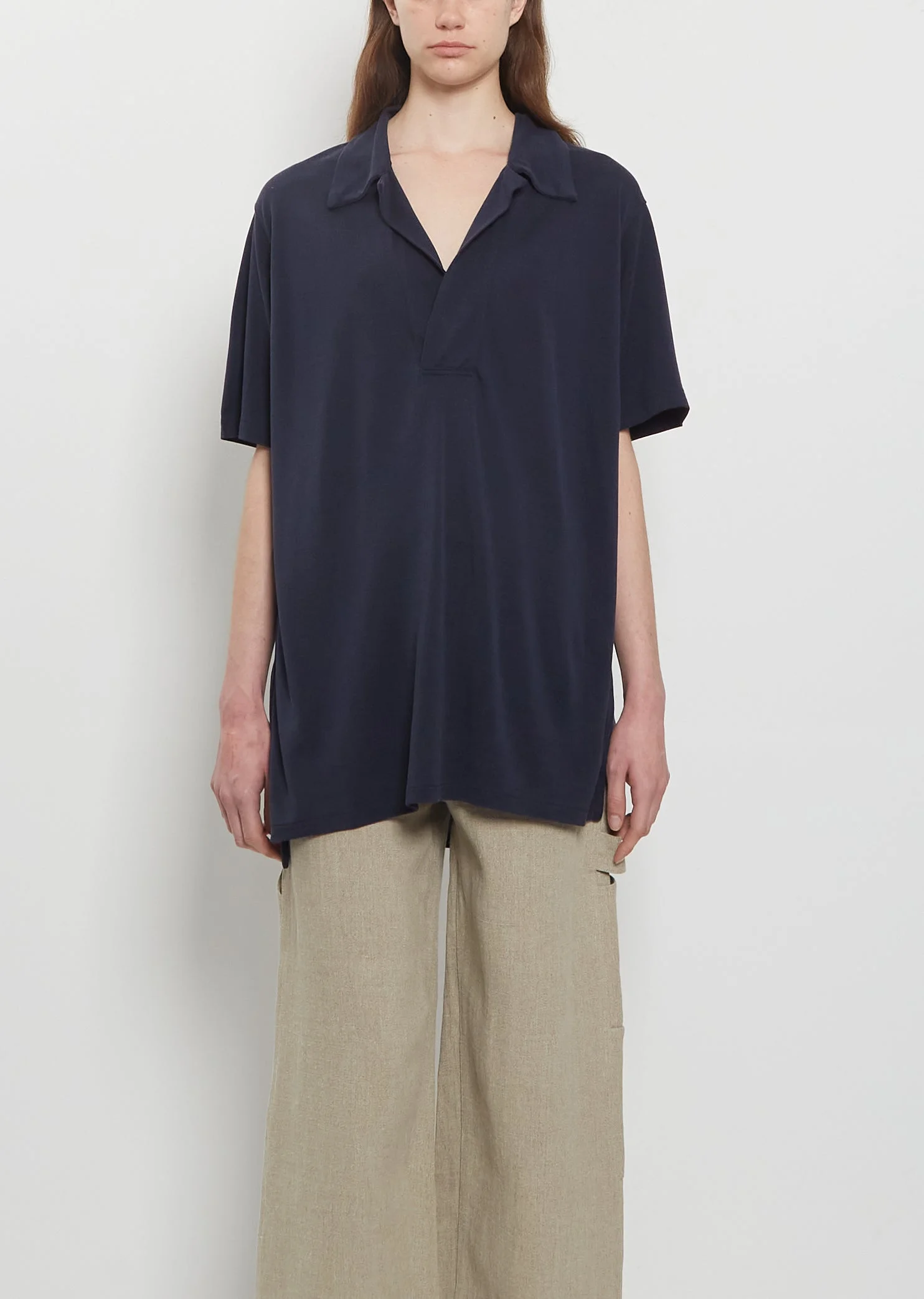 Vic Silk Jersey Polo Shirt - 1