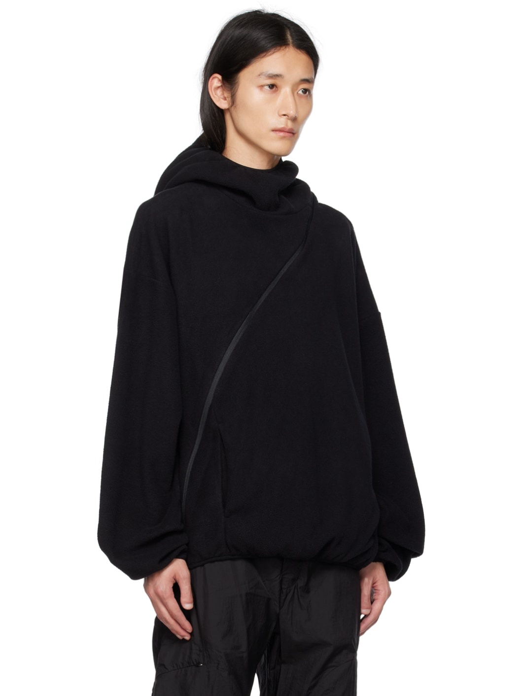 POST ARCHIVE FACTION (PAF) SSENSE Exclusive Black Hoodie