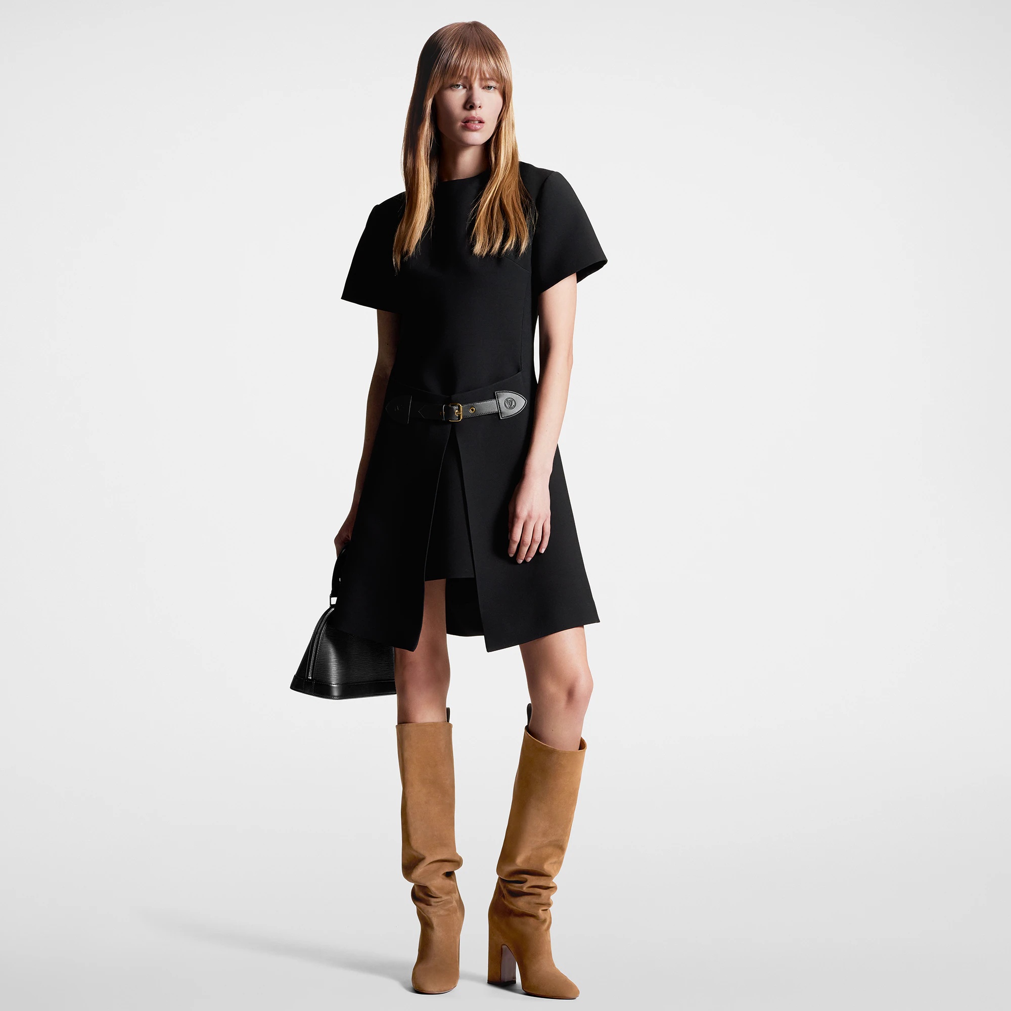 Trompe L’Oeil Wrap Front Dress - 4