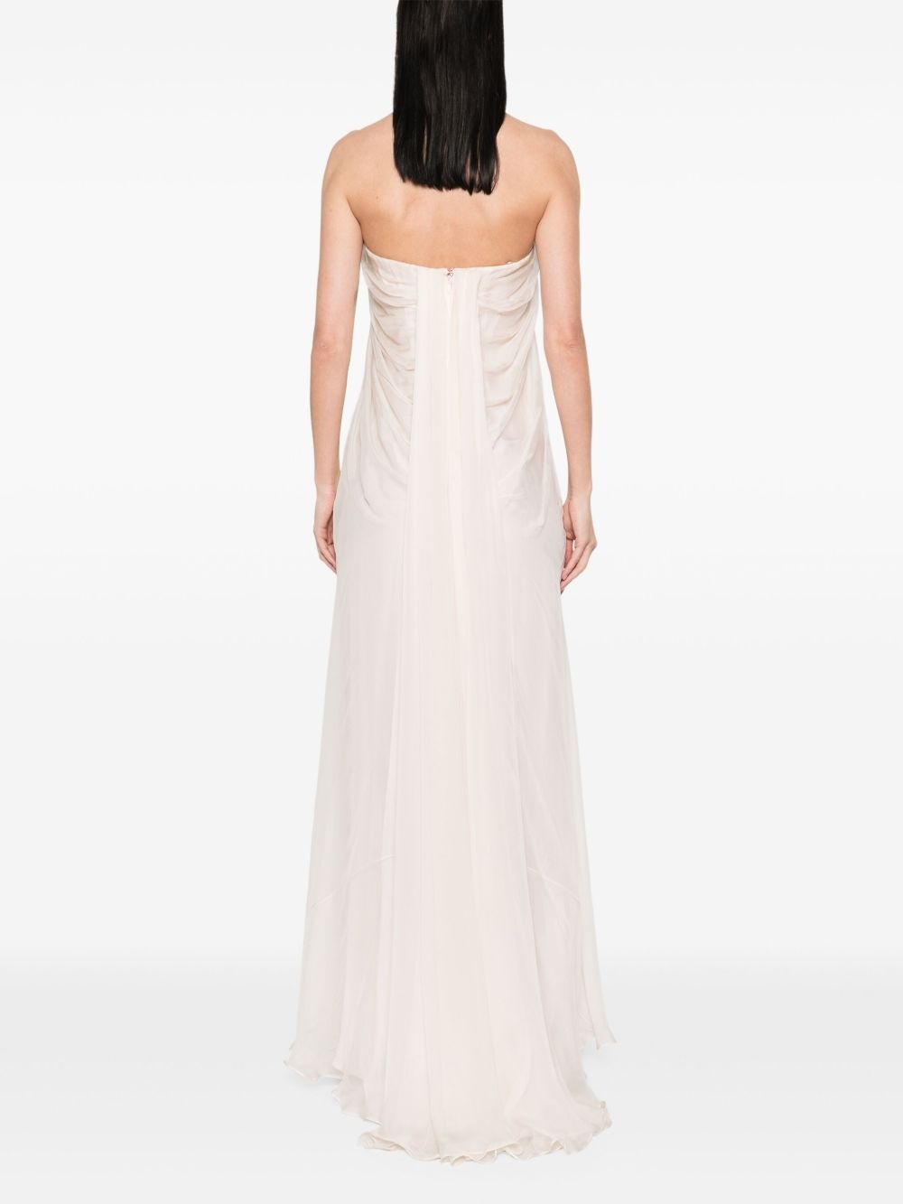 draped maxi dress - 4