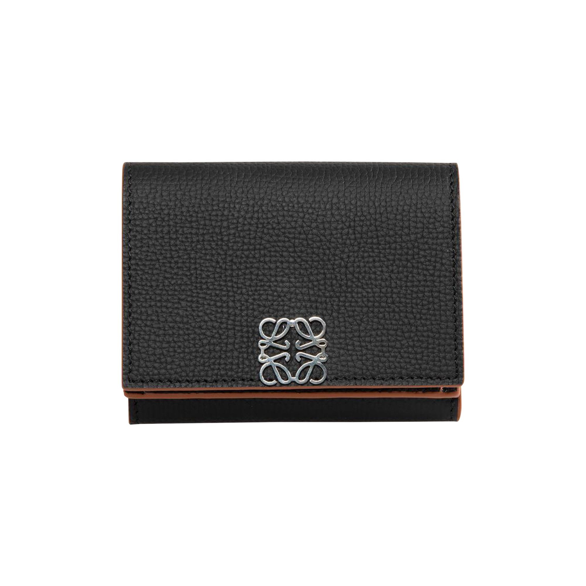 Loewe Anagram Trifold Wallet 'Black' - 1