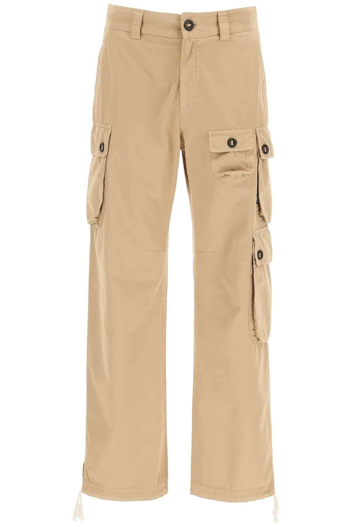 TWILL CARGO TROUSERS - 1