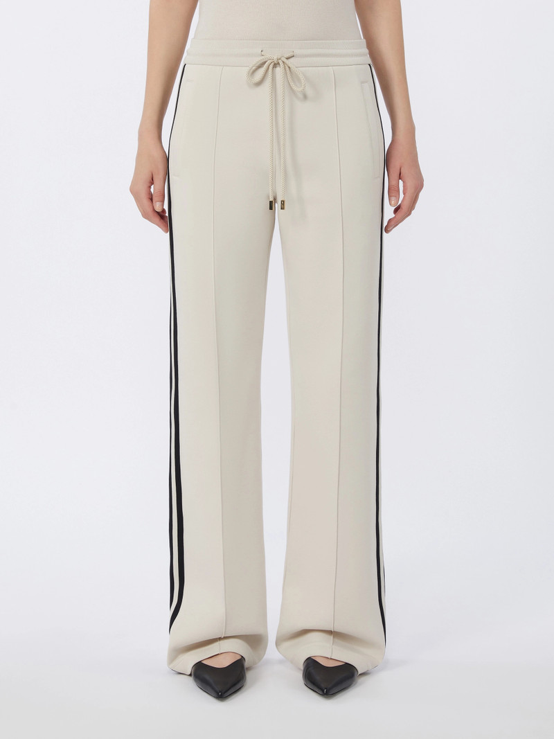 VENTO Cotton jersey trousers - ECRU 3