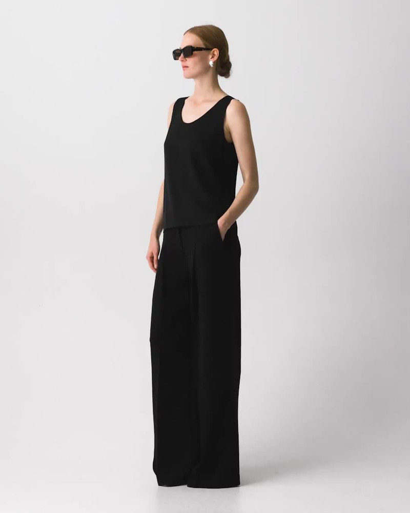 Straight Shell Top in Silk Georgette 7