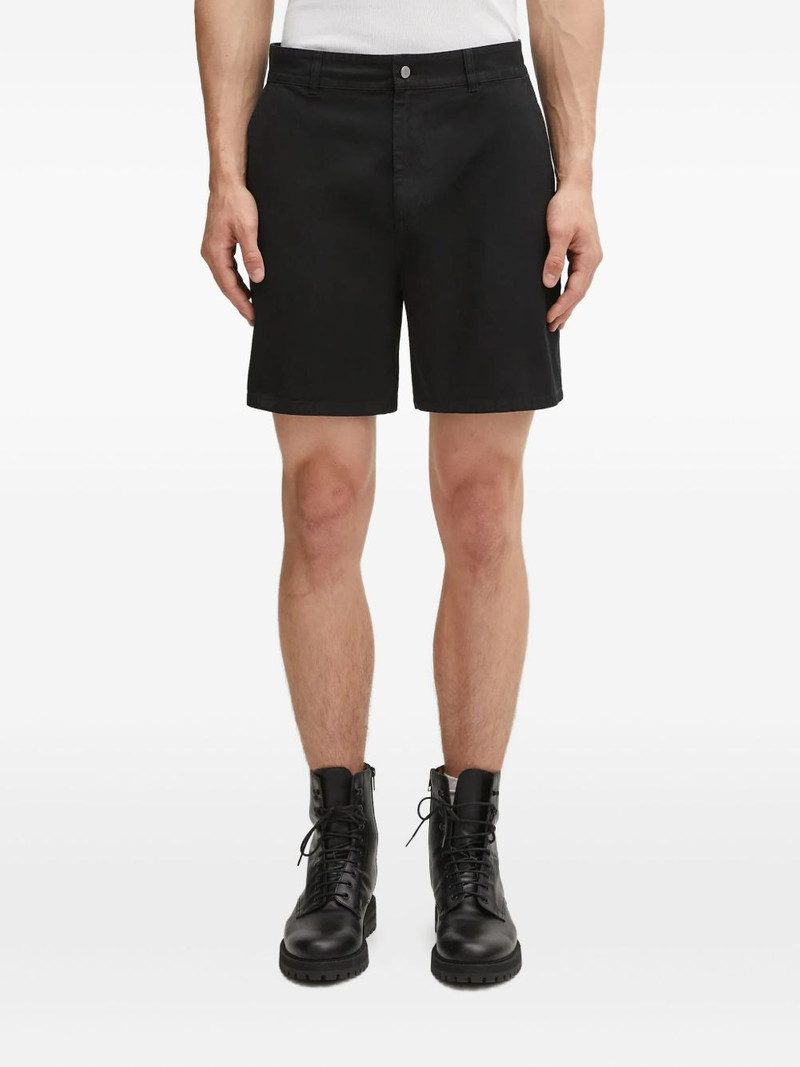 embroidered-patch pocket shorts 1