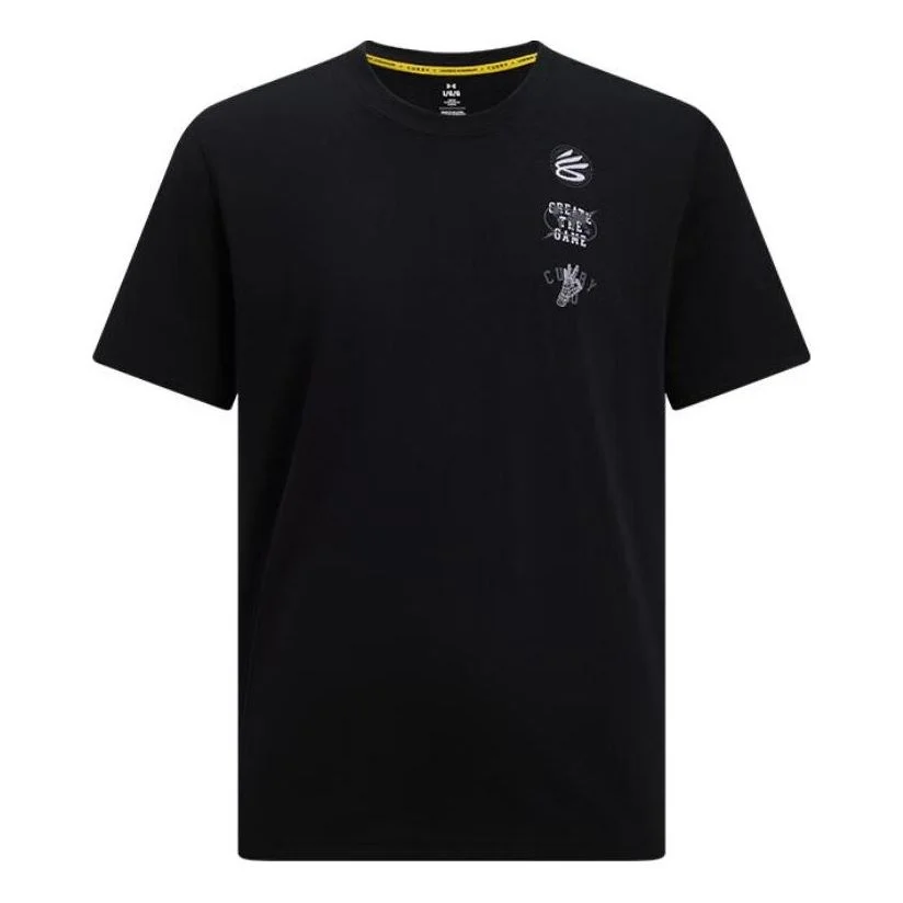 Under Armour Curry Tour Graphic T-shirt 'Black' 6001849-001 - 1