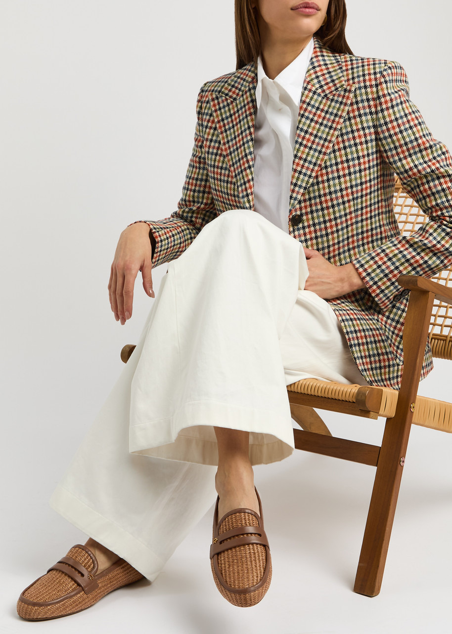 Gianvito Rossi Giorgia Marbella Raffia Loafers - 5