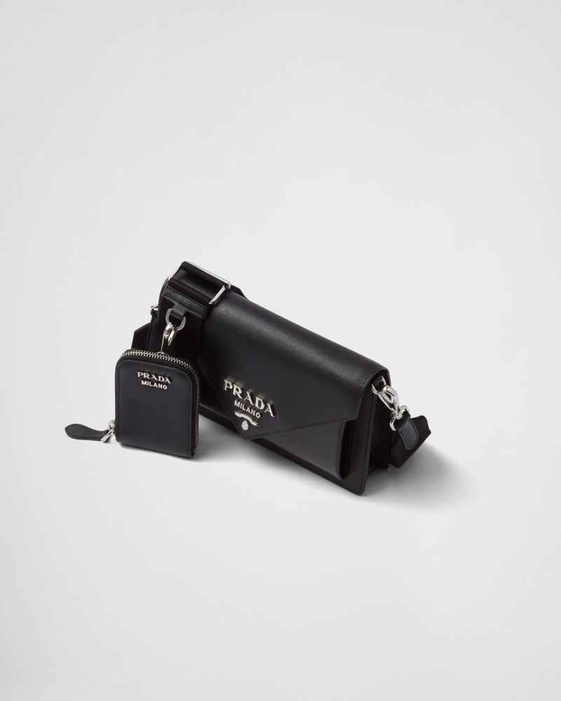 Saffiano leather mini envelope bag 3