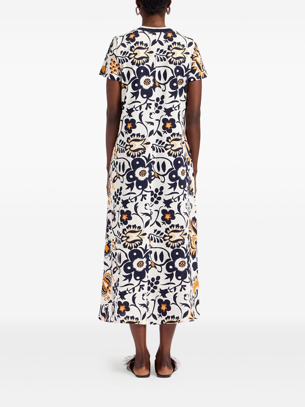 Swing floral-print dress - 3