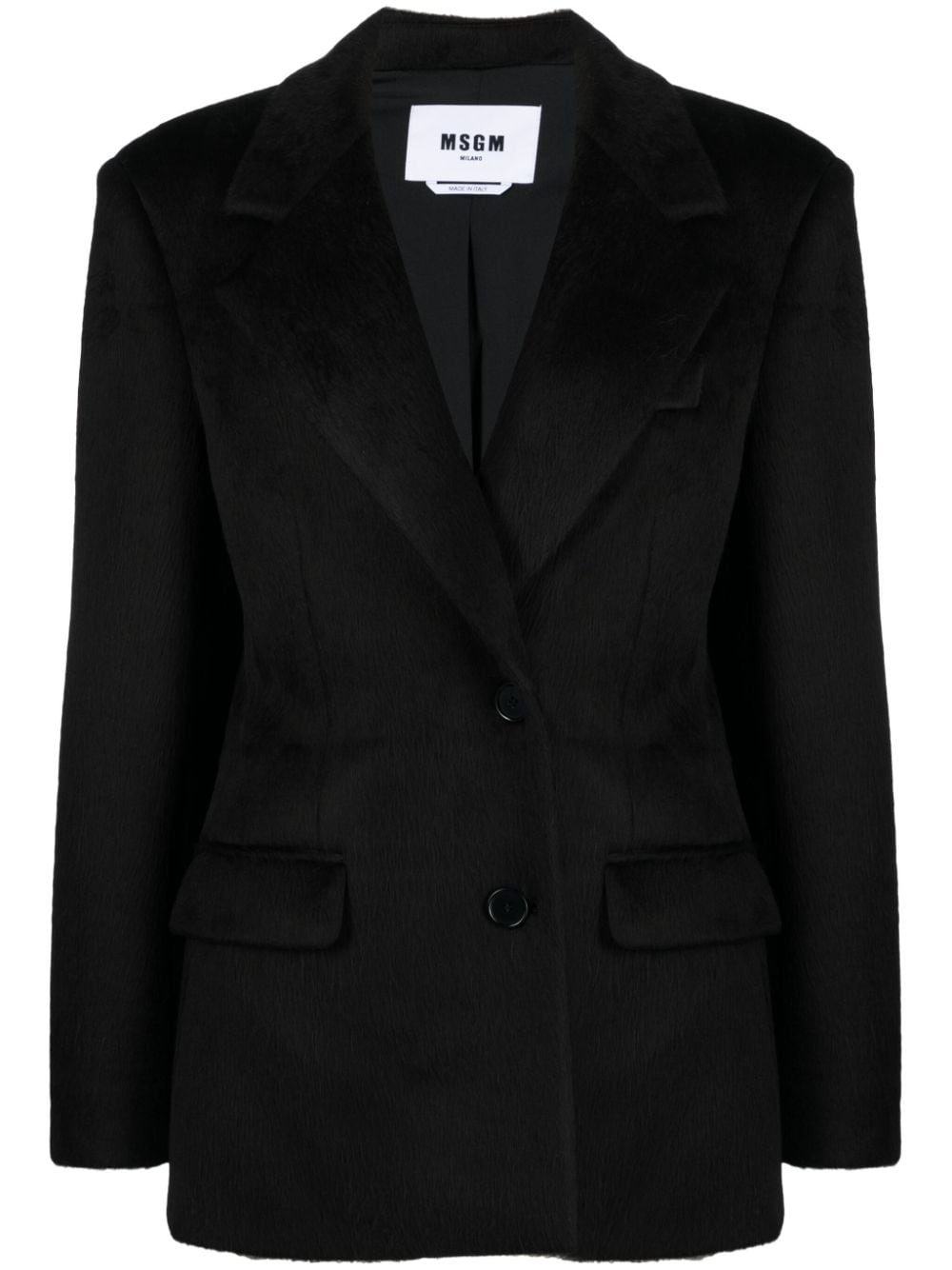 single-breasted peak-lapels blazer - 1