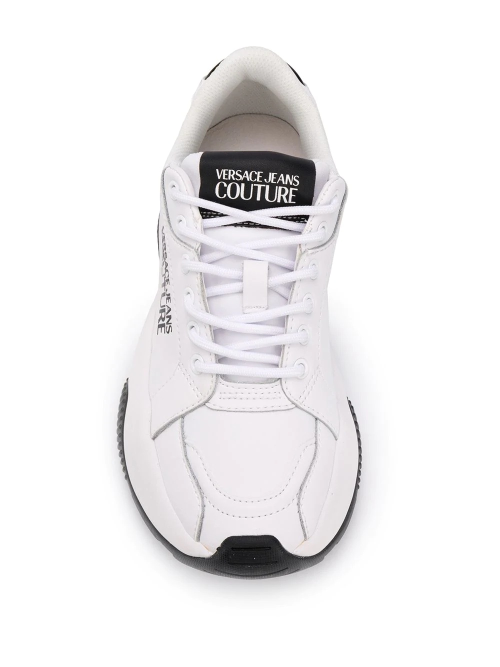 logo-patch low-top trainers - 4