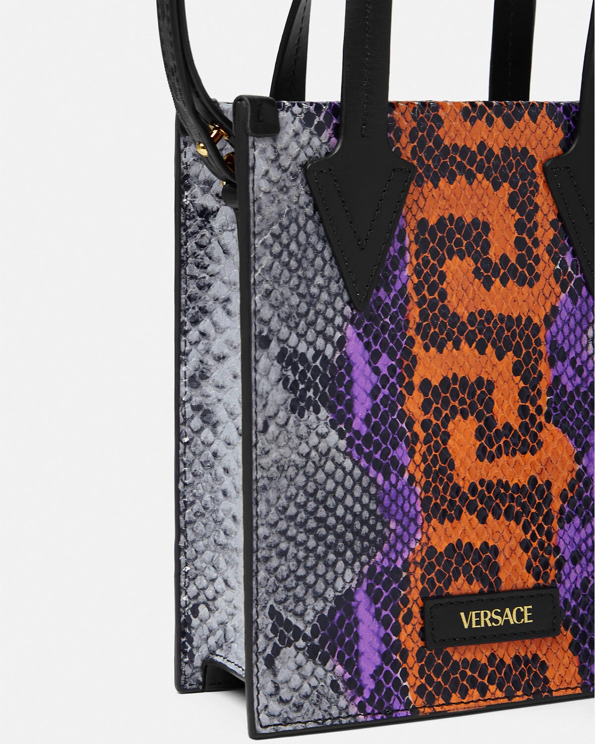 Python Greca Print Crossbody Bag - 5