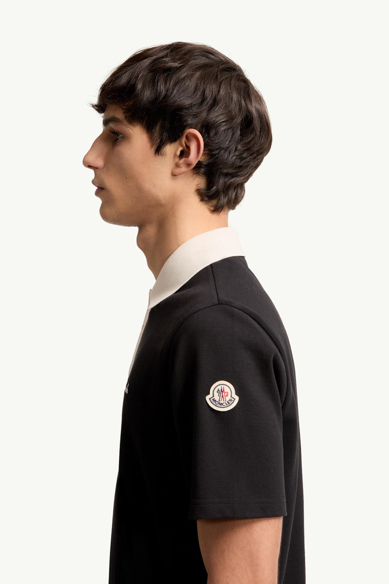 Embroidered Logo Cotton Piquet Polo Shirt 3