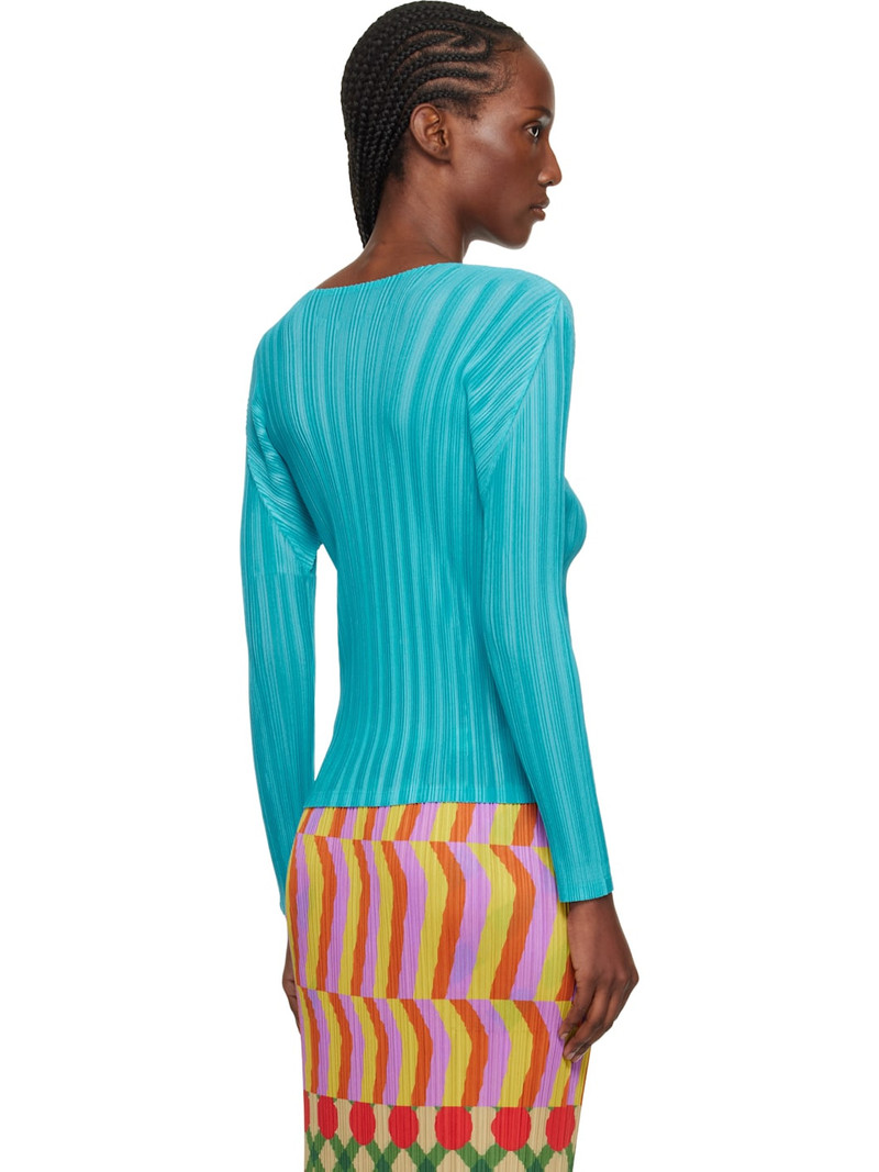 Blue Rib Pleats January T-shirt 3