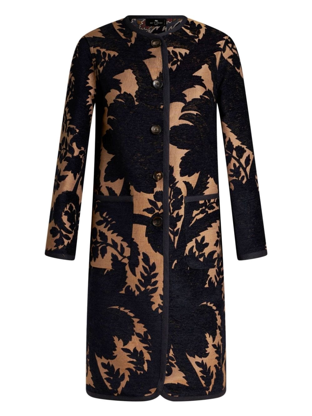 paisley-print reversible coat - 7