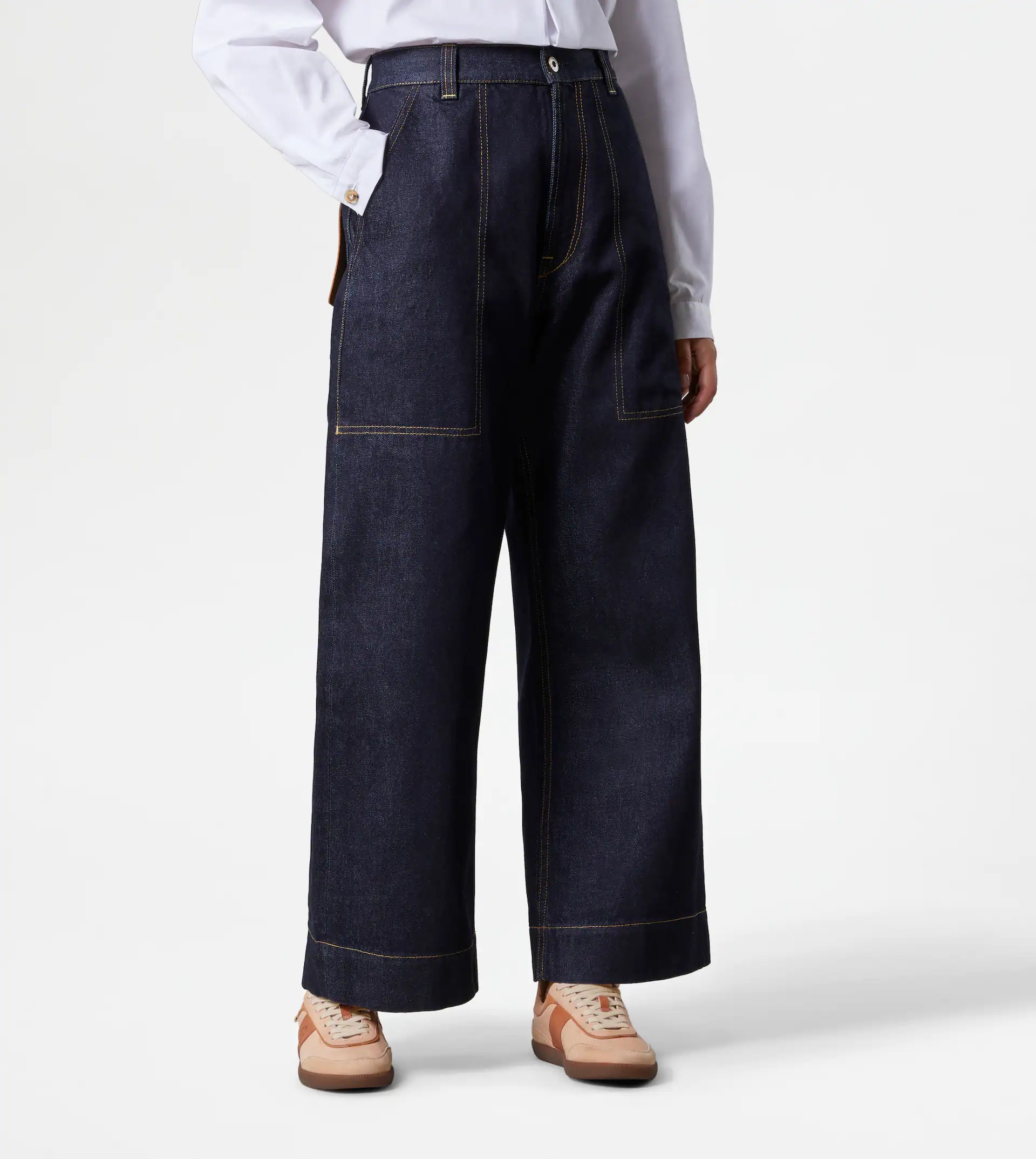 DENIM TROUSERS - BLUE - 7