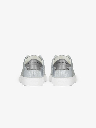 Givenchy URBAN STREET SNEAKERS IN 4G METALLIZED LEATHER outlook