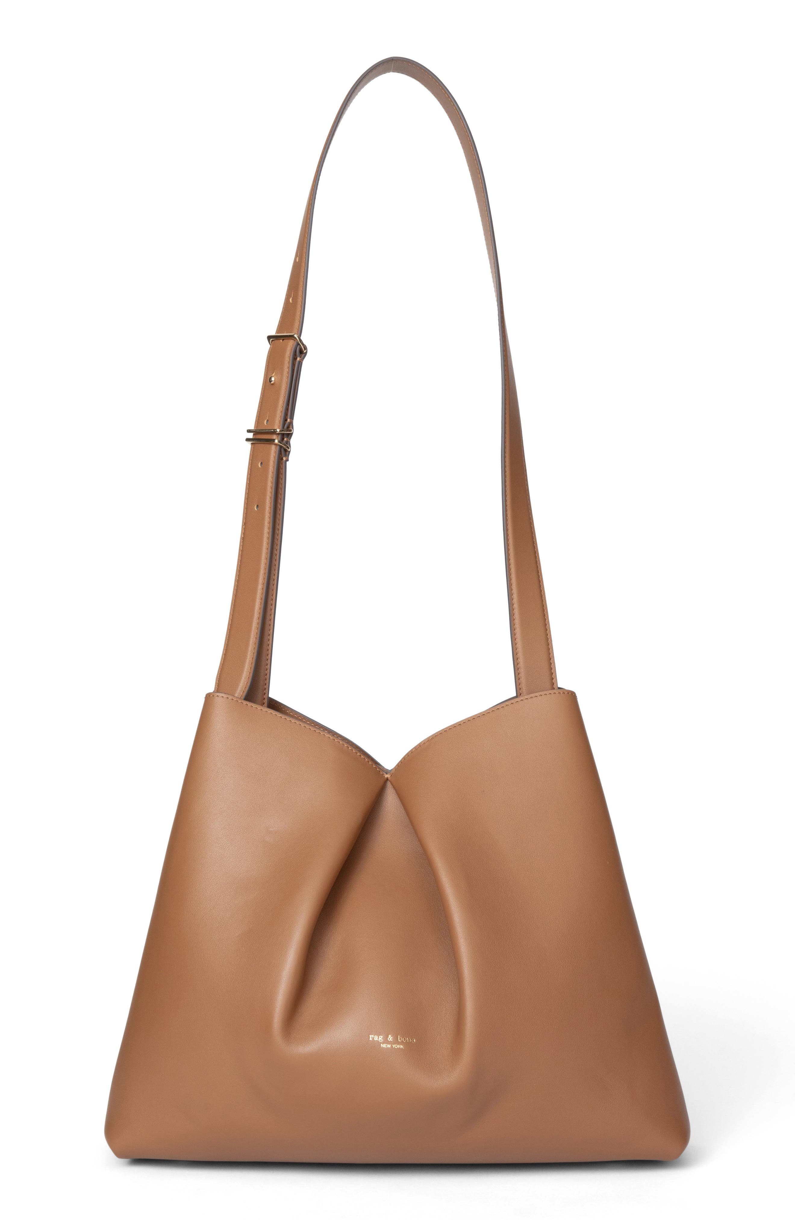 rag & bone Large Bloom Leather Crossbody Bag in Cognac at Nordstrom - 1