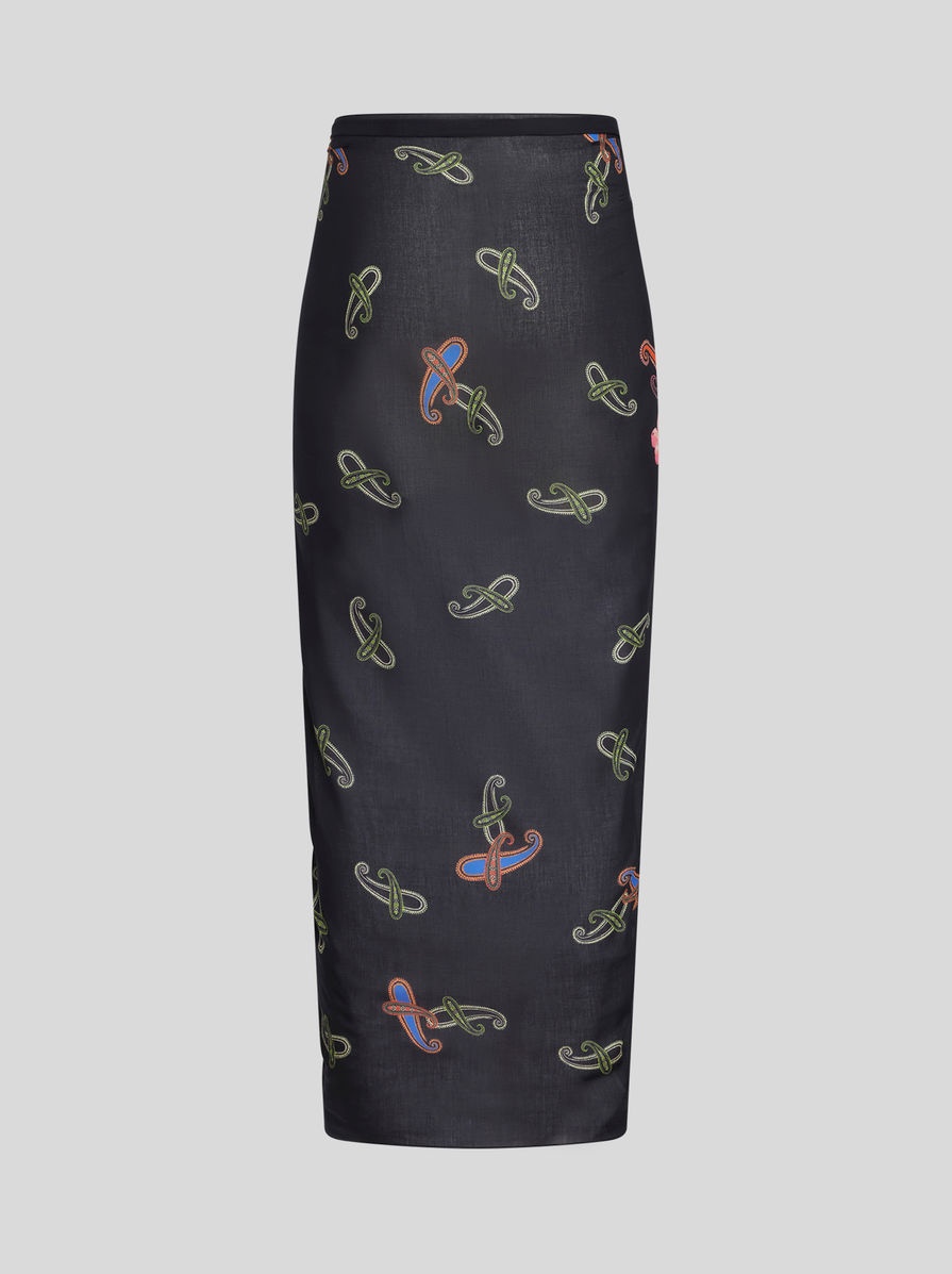 PRINTED COTTON PAREO - 5