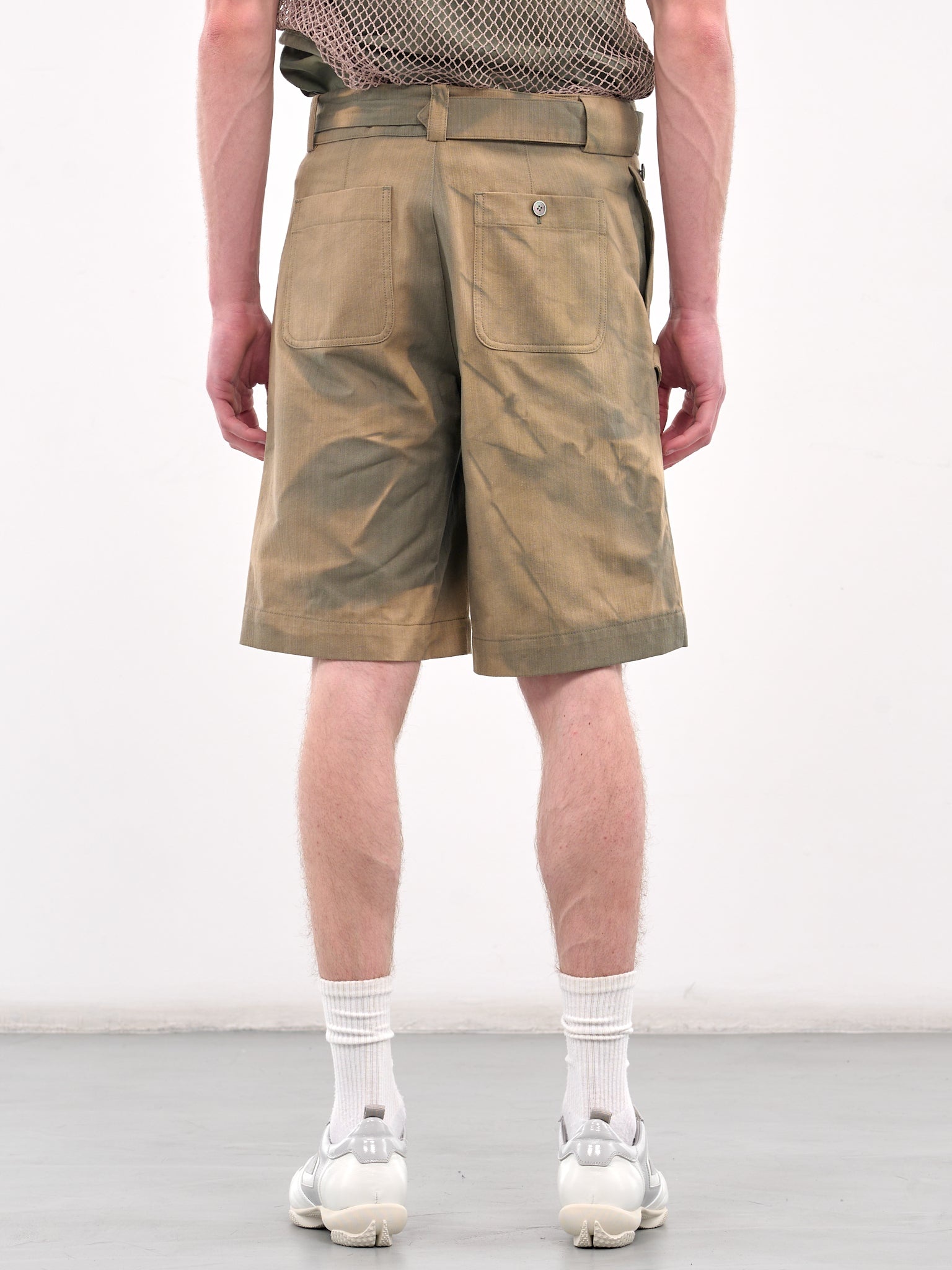 Sun-Bleached Double Front Shorts - 3