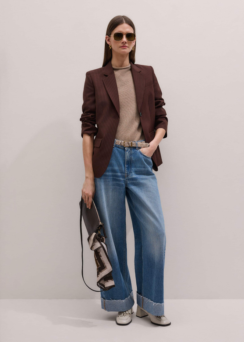 Sharp Shoulder Blazer 6