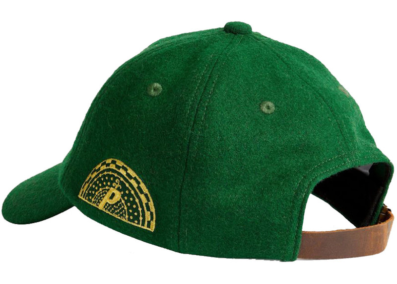 PALACE Palace x Harrods Embroidered Logo Baseball Cap Green outlook