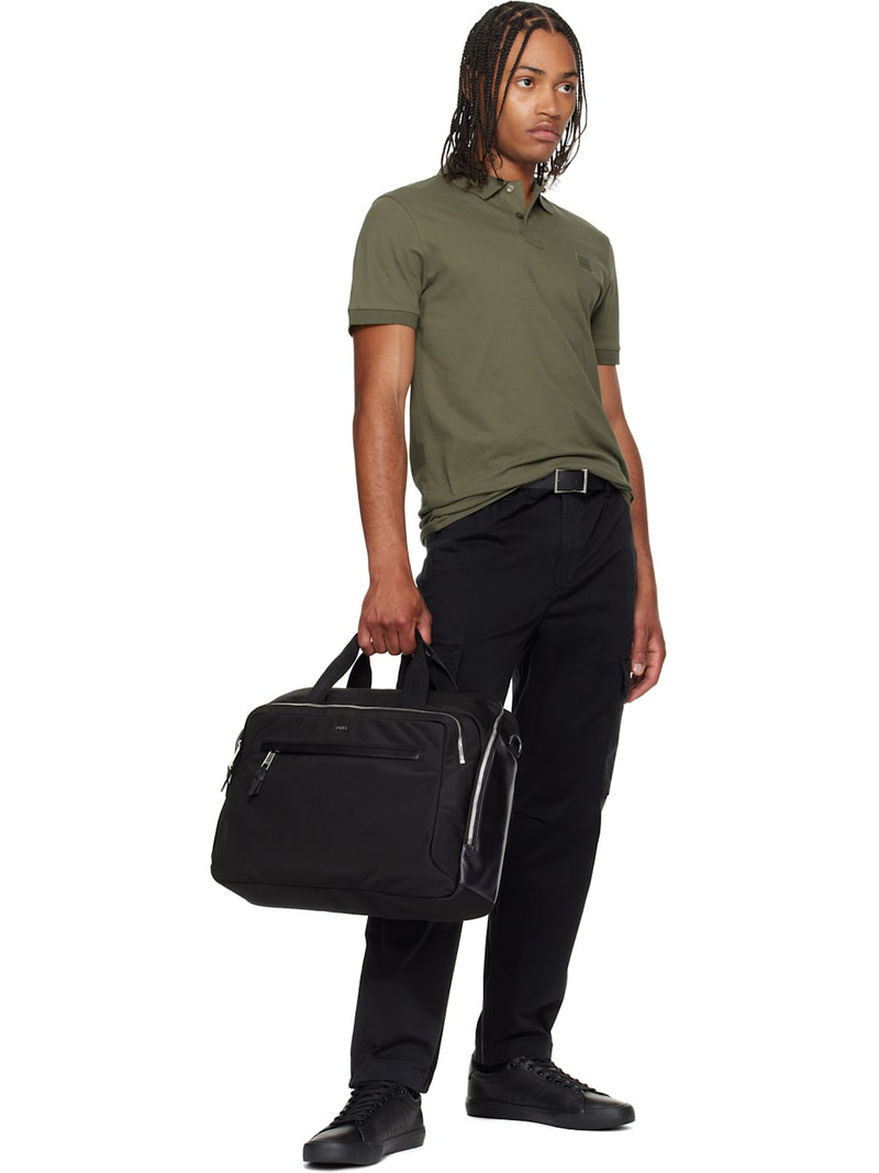 HUGO Black Leather Belt outlook