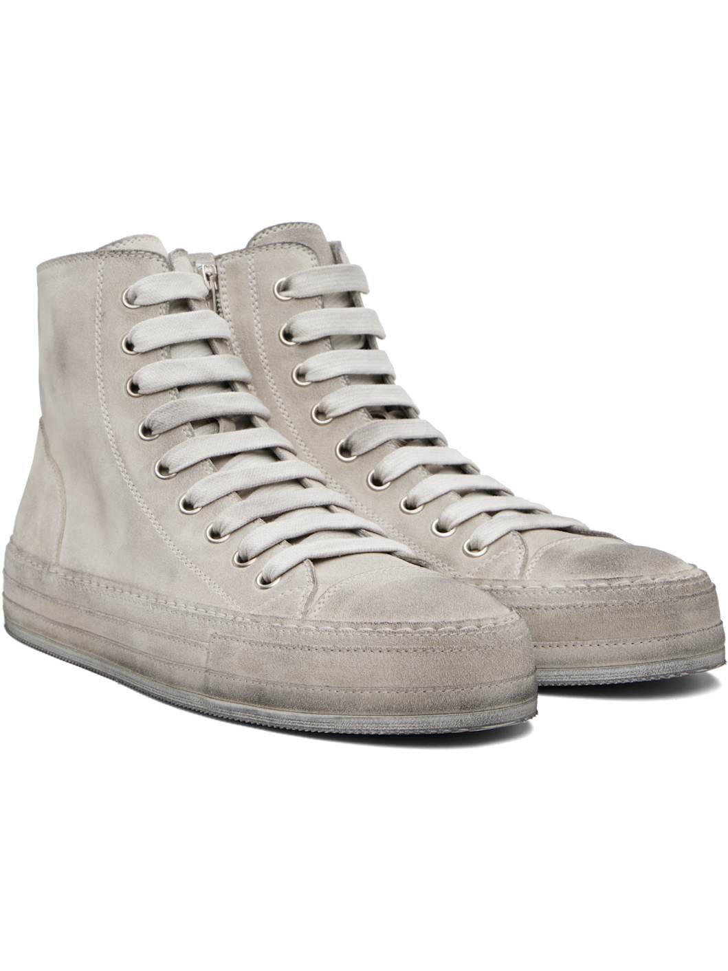 Gray Orvo High-Top Sneakers - 4