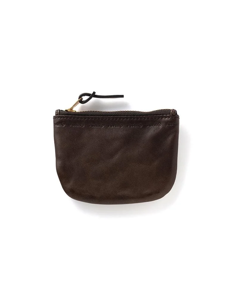 LEATHER WALLET DK.BROWN - 1