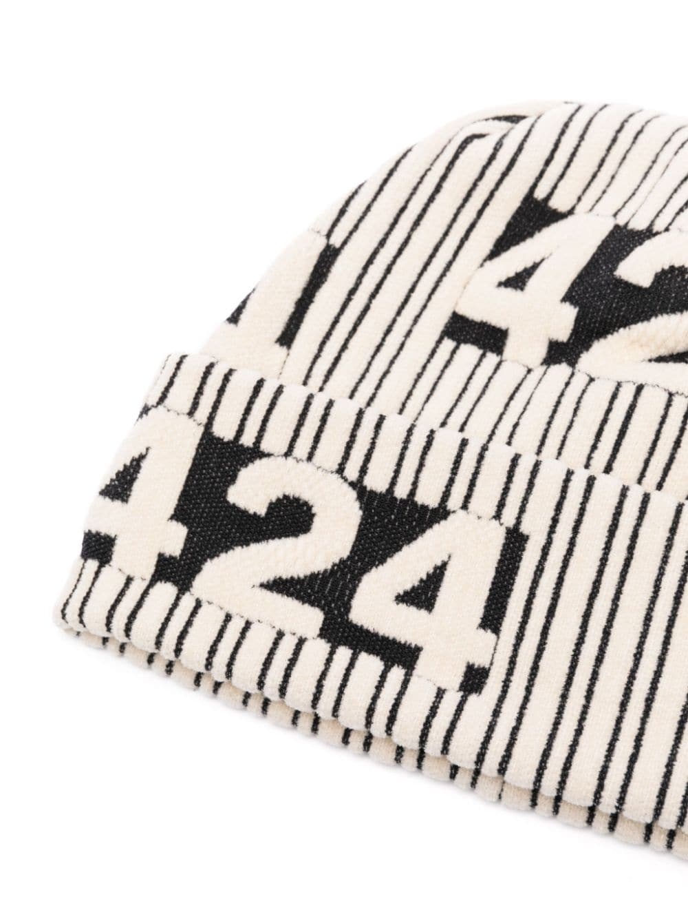 424 striped beanie - 2